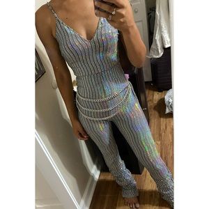 Fashion Nova Bling Jumpsuit